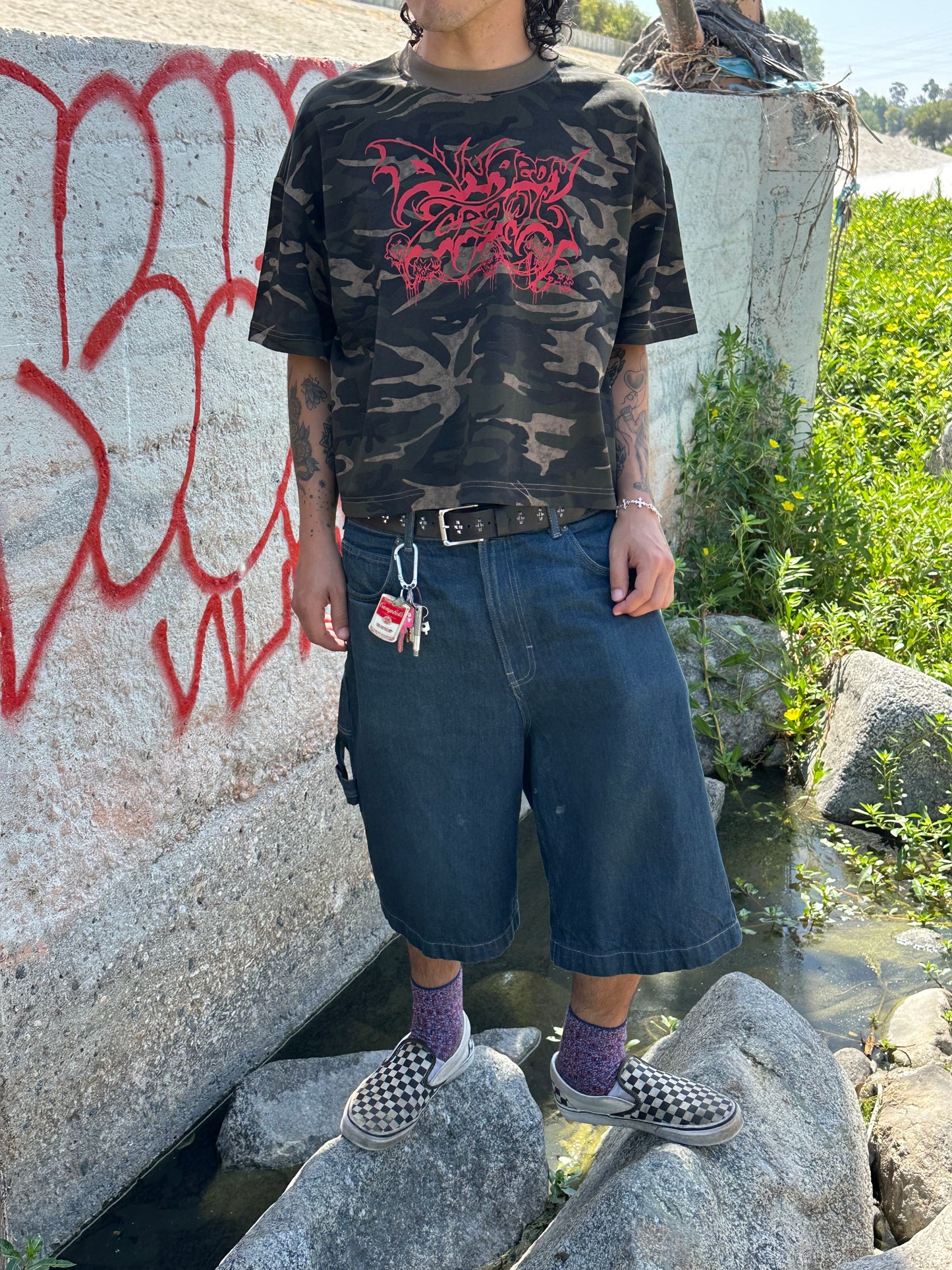 Camo Logo Tee (Boxy+Cropped Fit) *PREORDER*