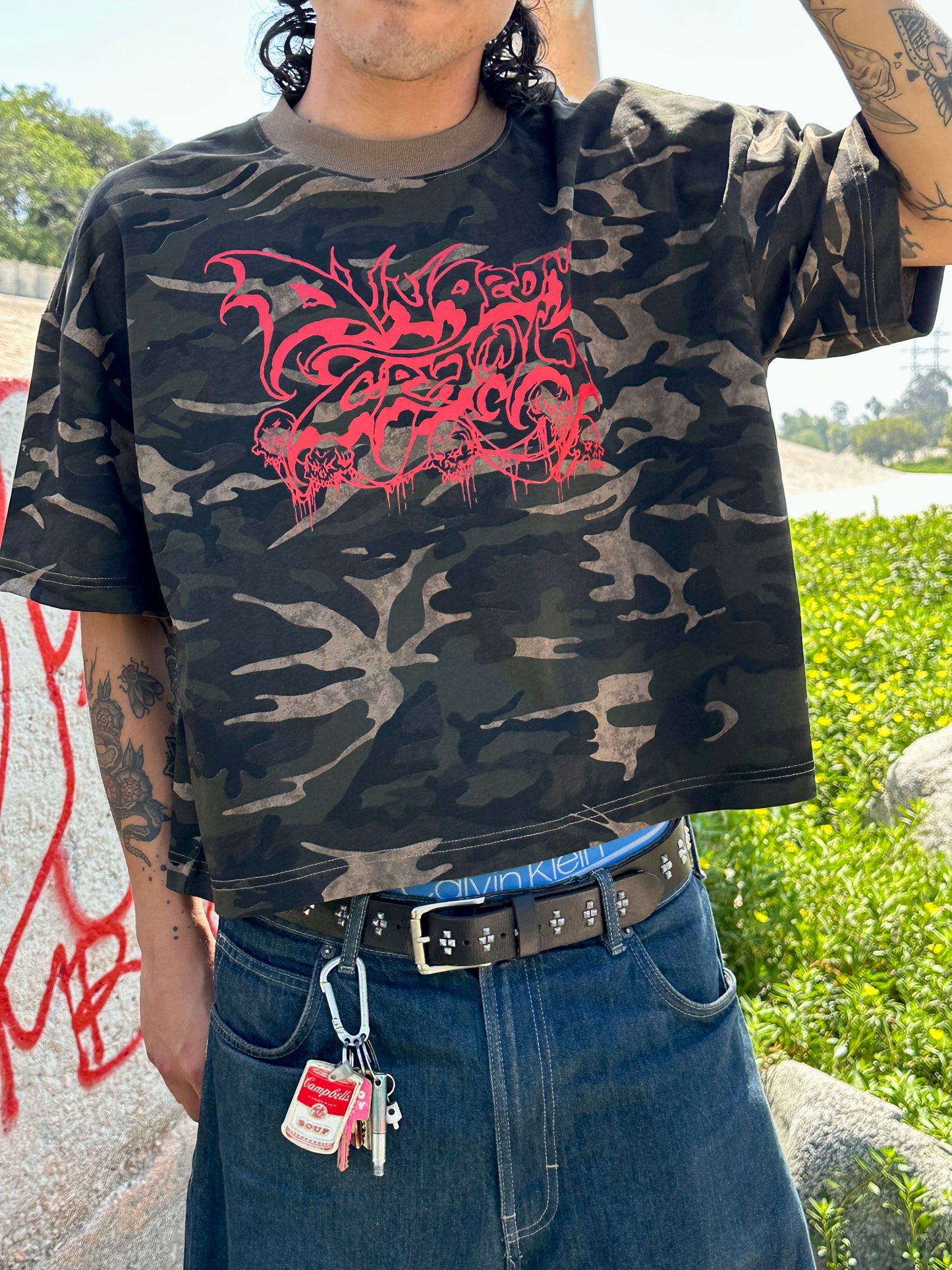 Camo Logo Tee (Boxy+Cropped Fit) *PREORDER*