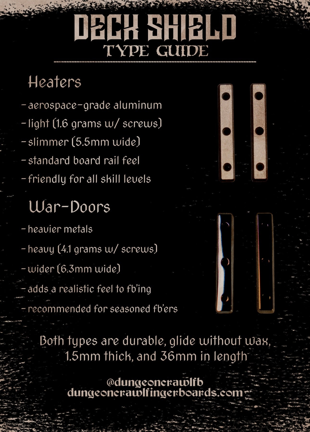 Deck Shield War-Doors: Nickel Edition