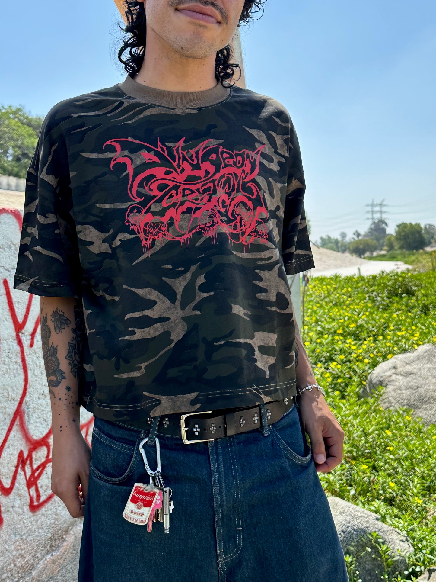 Camo Logo Tee (Boxy+Cropped Fit) *PREORDER*