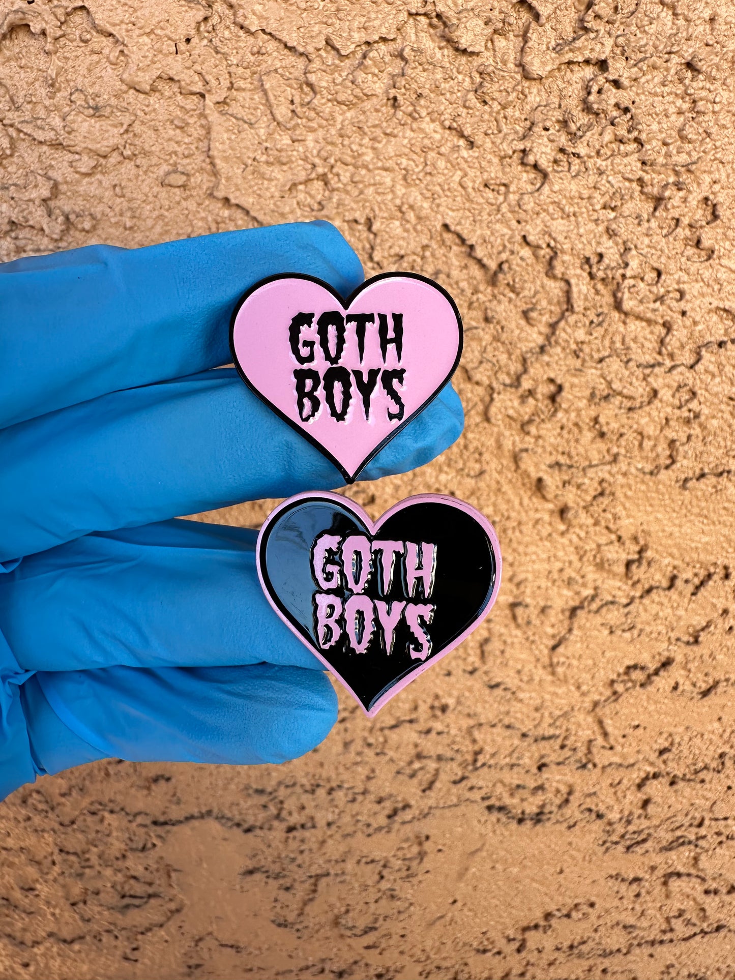 Goth Boys Enamel Pin